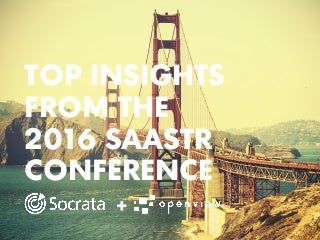 Top Insights from SaaStr by Leading Enterprise Software Experts