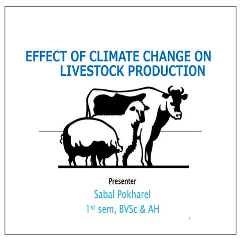 Effects of climate change on Livestock production