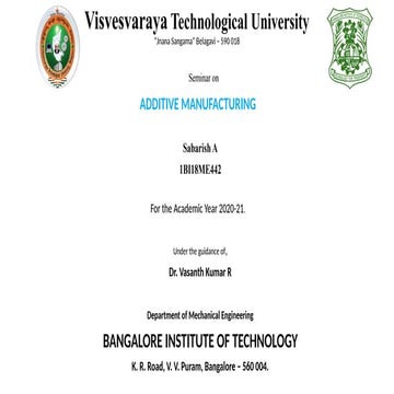 additive manufacturing technology  .pptx