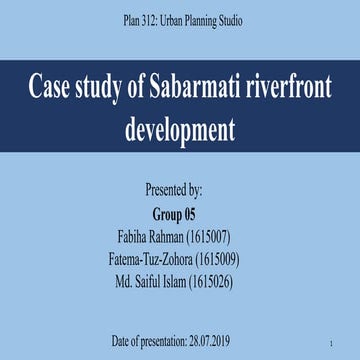 Sabarmati Riverfront Development Project