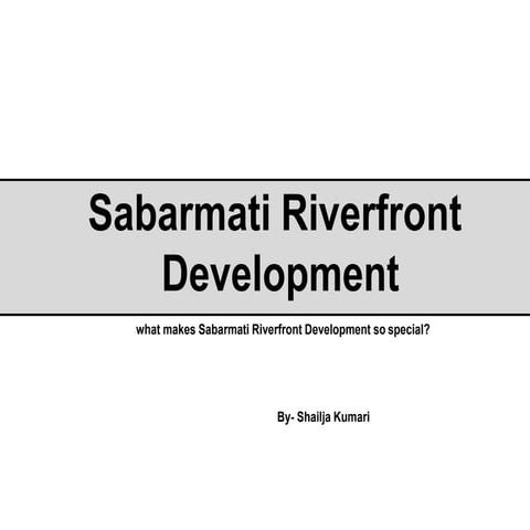 Sabarmati riverfront development