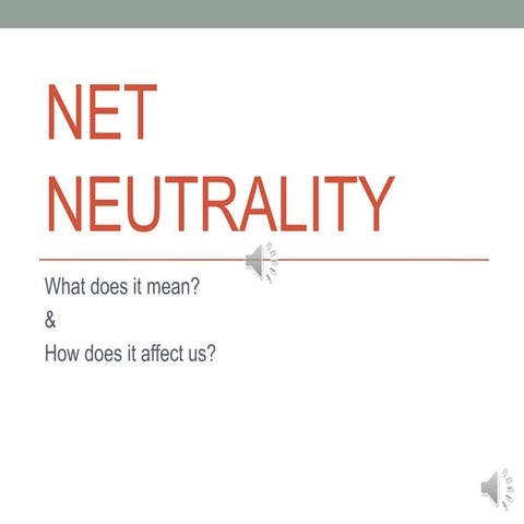 Sabatelli Net Neutrality with Audio