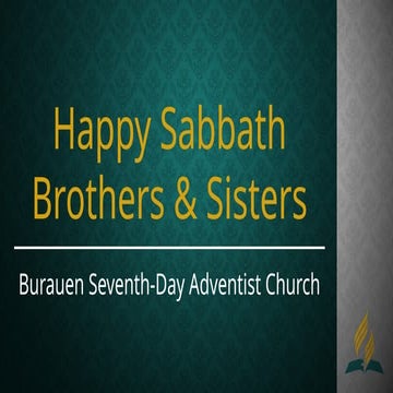 Template for Sabbath Divine hour of Worship Program