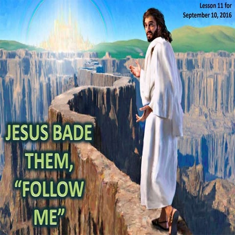 Jesus Bade Them Follow Me | PPTX