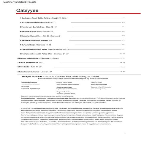 sabbath school Sabbath School Lesson Quarterlypdf