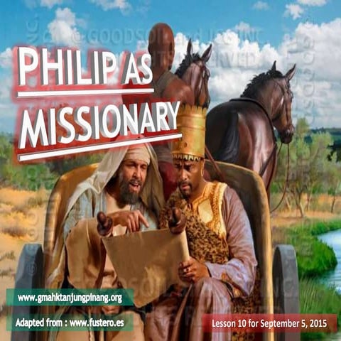 Sabbath School lesson 10, 3rd quarter of 2015