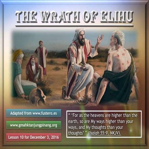 Sabbath school lesson 10, 4th quarter of 2016