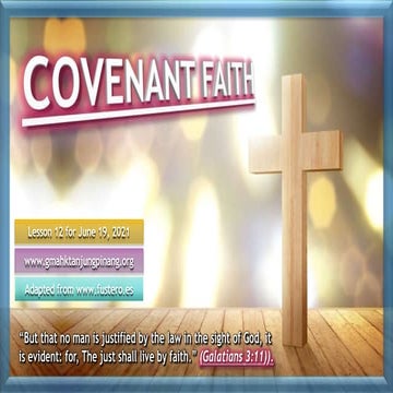 Sabbath school lesson 12, 2nd quarter 2021 | PPT