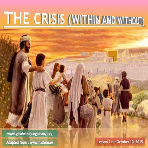 Sabbath school lesson 2, 4th quarter of 2015