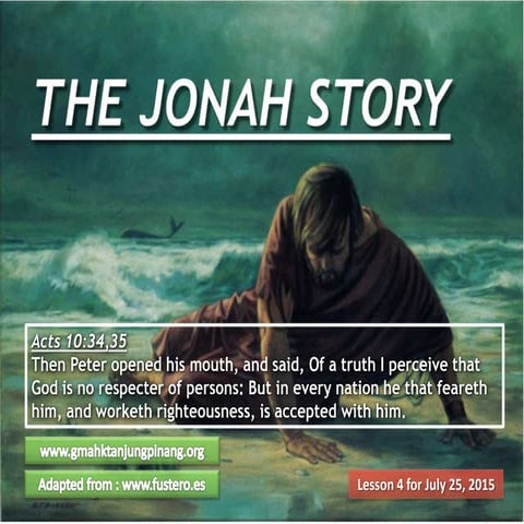 SABBATH School lesson 4, 3rd quarter of 2015