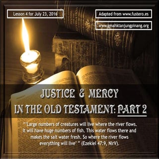 Sabbath school lesson 4, 3rd quarte...