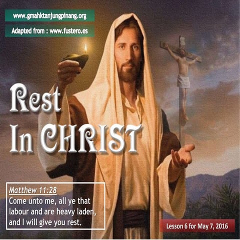 Sabbath school lesson 6, 2nd quarter of 2016