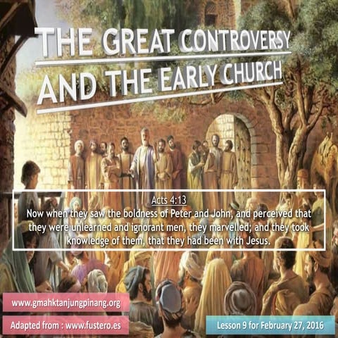 Sabbath school lesson 9, 1st quarter of 2016