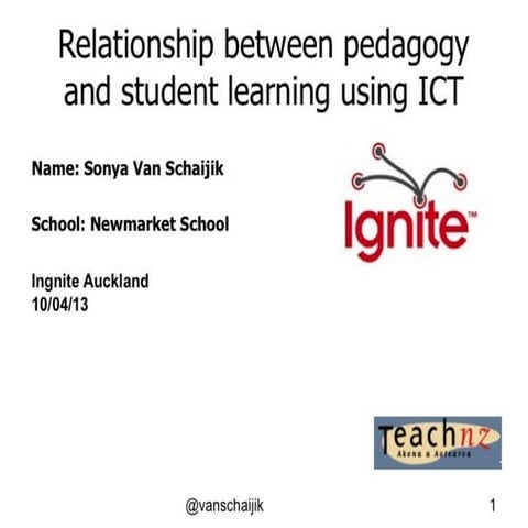 Relationship of Pedagogy and ICT