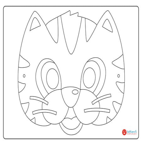 Il gatto - Disegni da colorare - Sabbiarelli