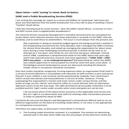 SABC media statement | PDF