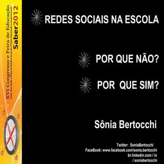 Redes Sociais na Escola 