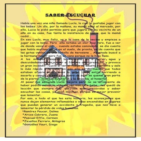 Saber escuchar  3ro b[1]