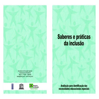 Saberes e Praticas da Inclusão - Avaliação