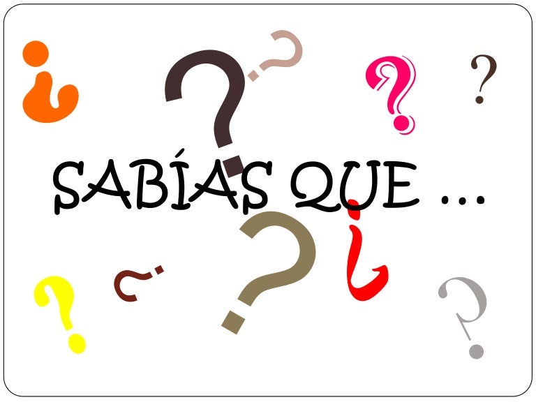 Sabias Que