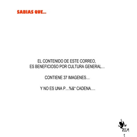 Cultura general...Datos curiosos.