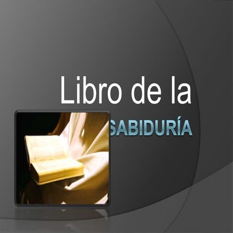 CONOCIENDO LA SABIDURÍA | PPTX