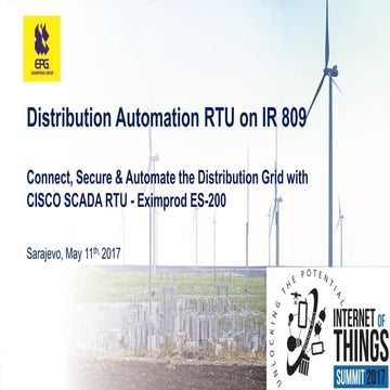 Connect, Secure & Automate the Distribution Grid with CISCO SCADA RTU - Eximp...