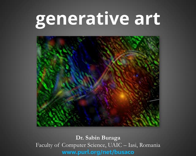 Generative Art (a gentle introduction)