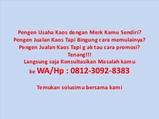 Desain Kaos Game - WA/Hp 0812-3092-8383 - Evanka