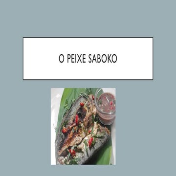 saboko no nia maneira atu tein ikan hodi sai saboko | PPTX