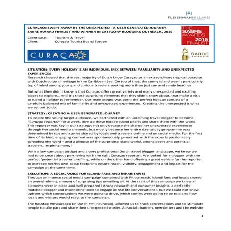 Sabre 2015 #mijncuracao