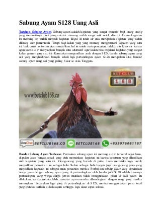 Modal Yang Penting Dipunyai Dalam Judi Online