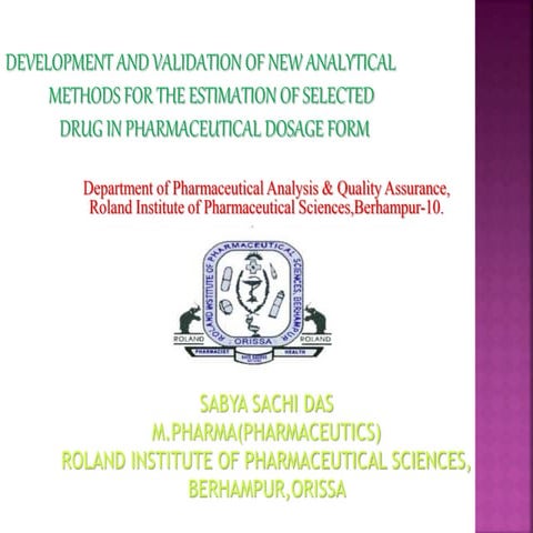 Development and Validation of New Analytical Method For Naproxen Sodium