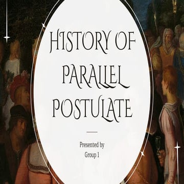 The History and Impact of the Parallel Postulate in Geometry | PDF