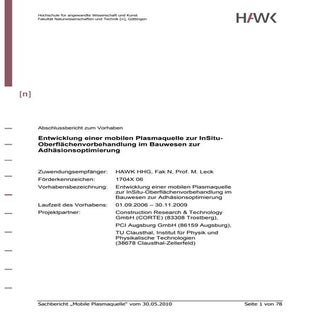 Sachbericht bmbf plasmaquelle hawk ...