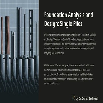 Sachpazis: Foundation Analysis and Design: Single Piles
