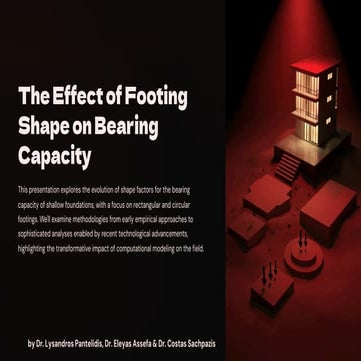 The effect of footing shape on the bearing capacity of shallow foundations: A...