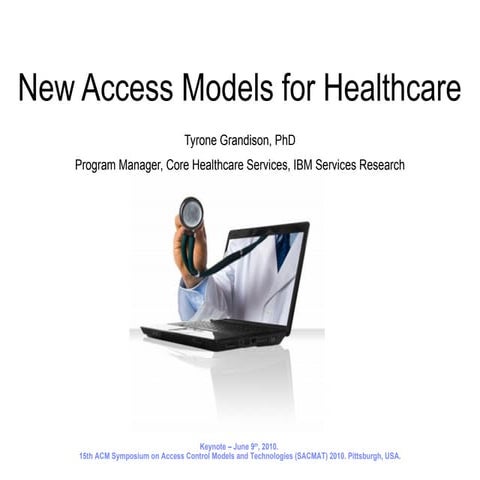 New Access Models for Healthcare