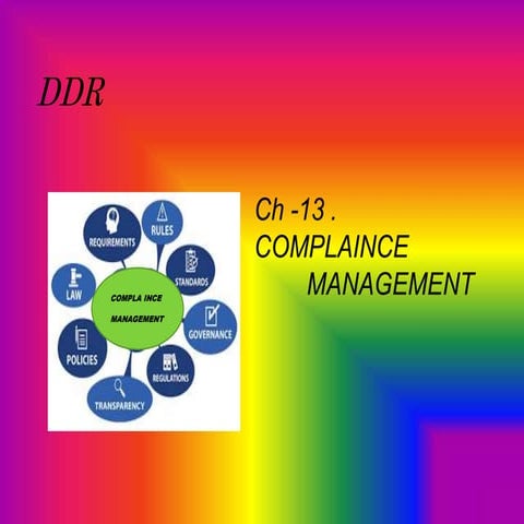  compliance Management due deligance