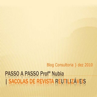 Passo-a-passo Sacolas de Revista Re...