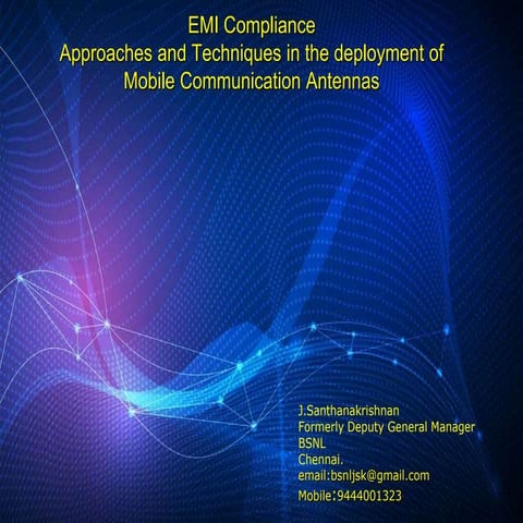 Sa college emi compliance approaches and techniques in the deployment of mobi...