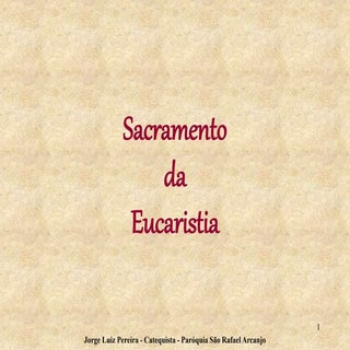 Sacramento da eucaristia