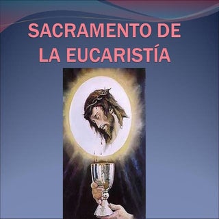 Sacramento de la eucaristía