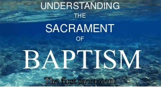 Sacrament of Baptism
