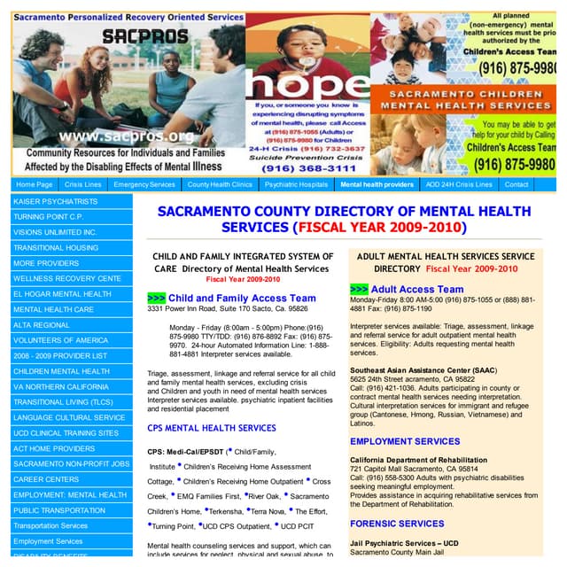 Sacramento County Juvenile Justice Collaboratives And Services