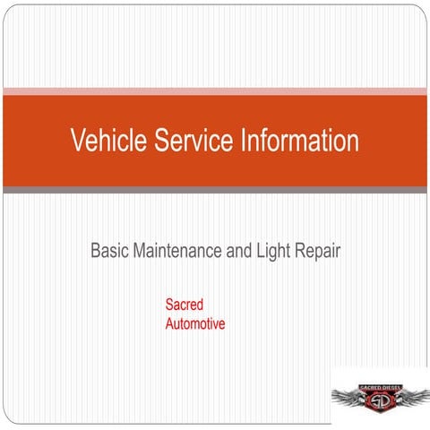 Sacred Automotive | Vehicle Services and Basic Maintenance and Light ...