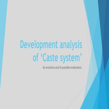 Societal Analysis and Development Alternatives - Final Presentation