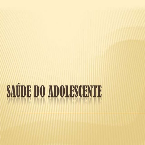Saúde do Adolescente