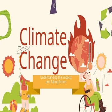 Discussing about climate changes and how it affects on us