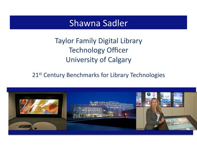Library Technology Benchmarks